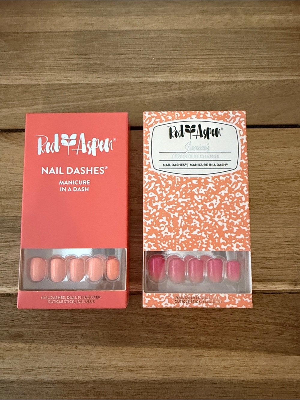 Red Aspen Nail Nails - Kaitlyn’s Living Coral & Janice’s Lessons in Change